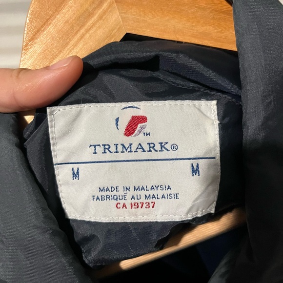 Men’s Medium Navy Trimark Canadian Workwear Windbreaker - Picture 5 of 5